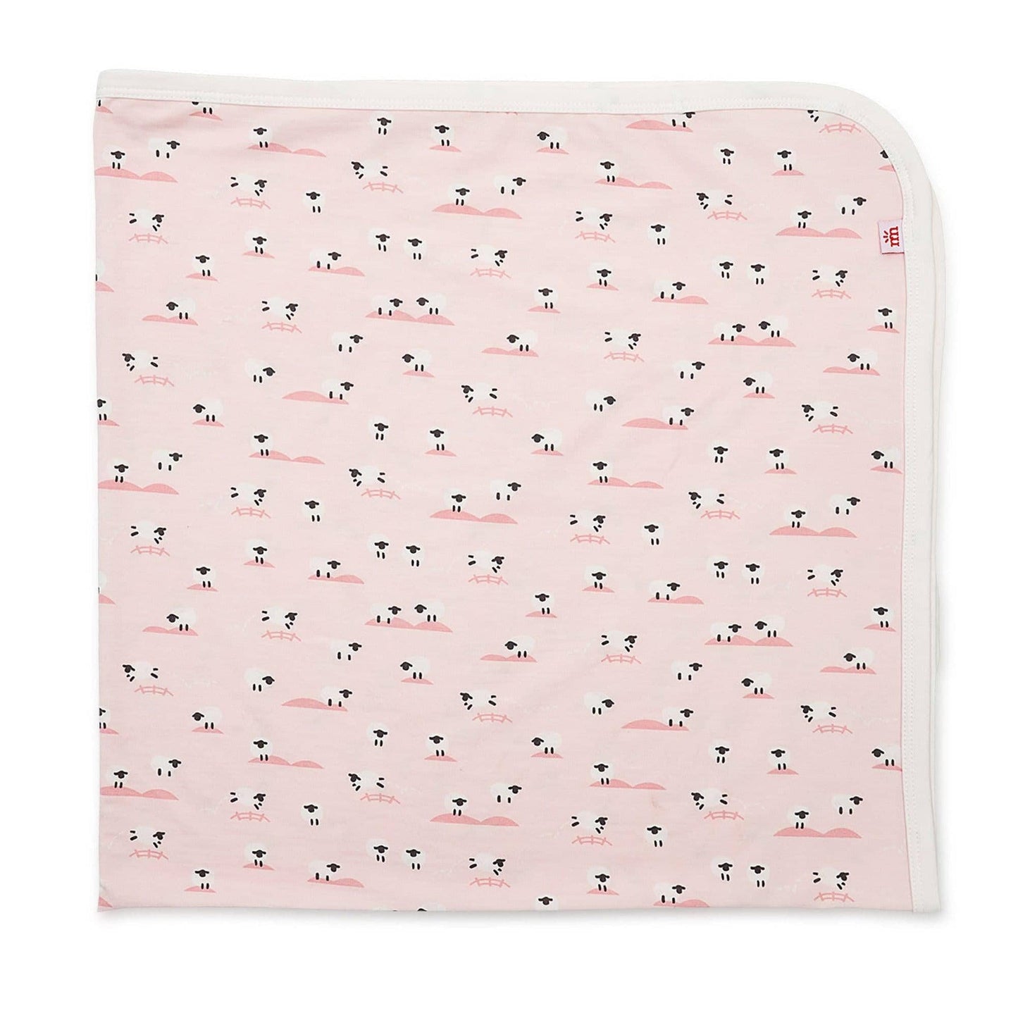 MODAL SWADDLE BLANKET BB BAA-PINK