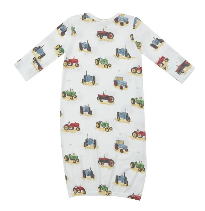 ANGEL DEAR LAP GOWN-VINTAGE TRACTORS 0-3