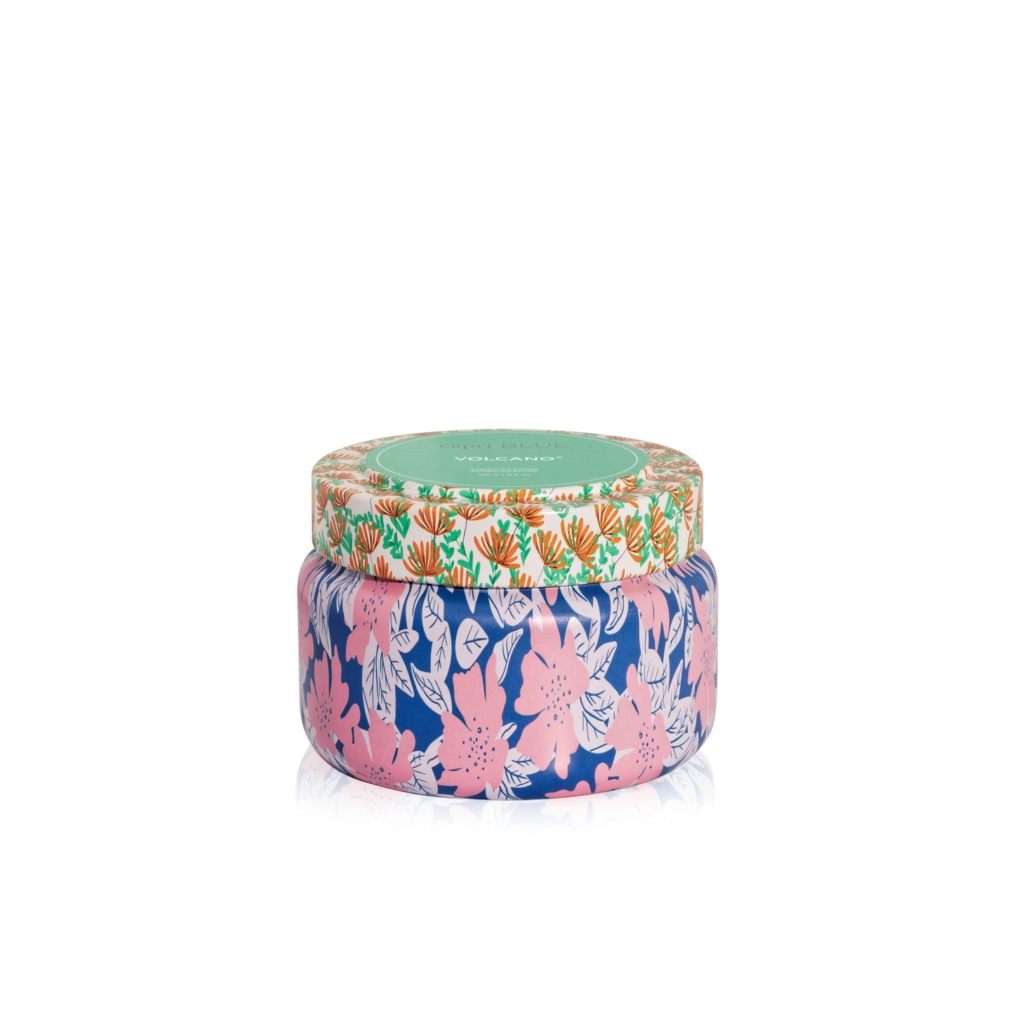 CAPRI BLUE-PATTERN PLAY TIN-VOLCANO-8.5 OZ