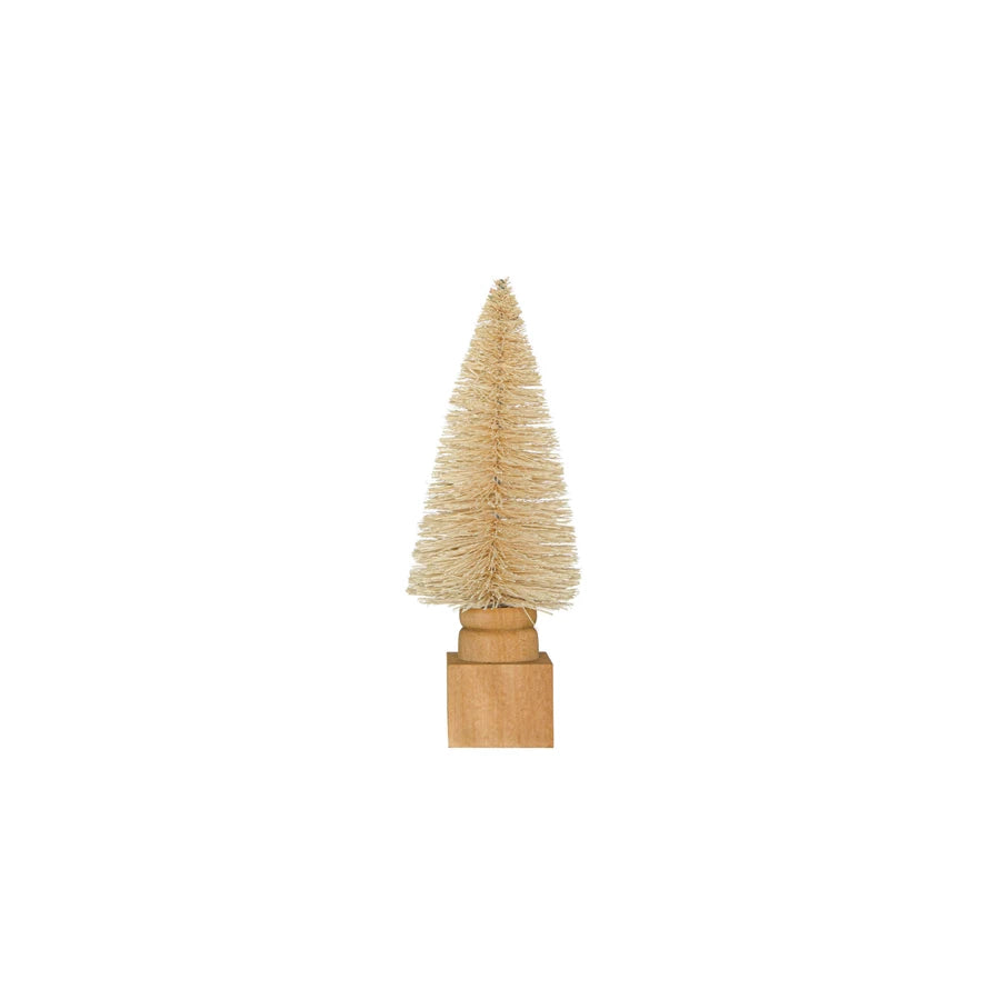3X8 BOTTLE BRUSH TREE-CREAM