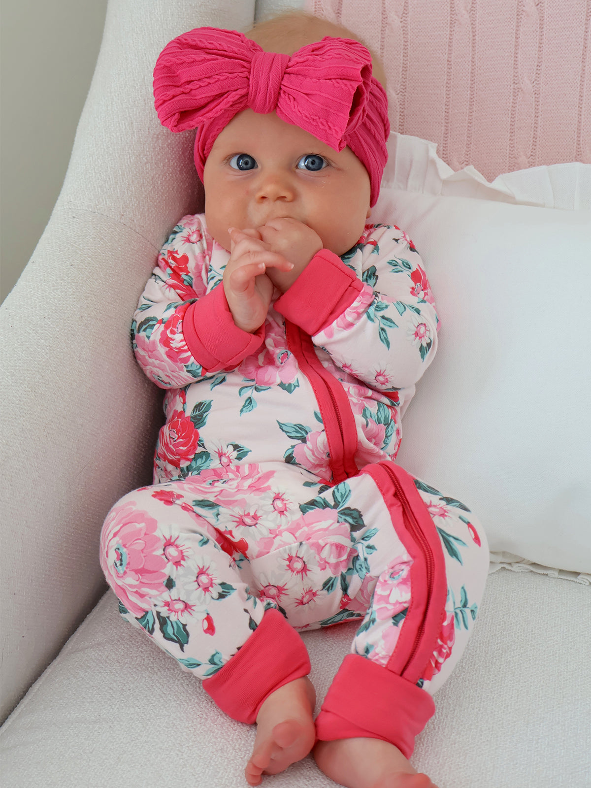 SPEARMINT- 2 WAY ZIP PINK SPLENDOR