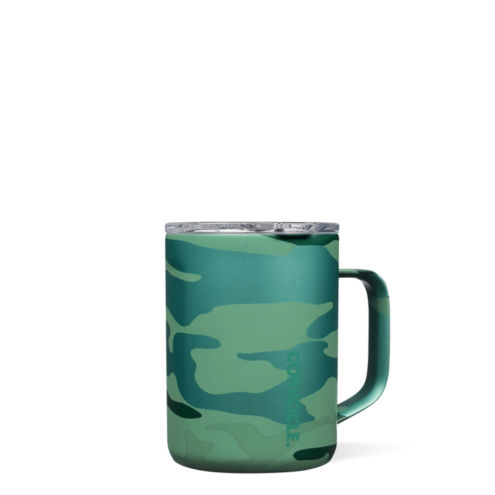 CORKCICLE MUG/16 OZ/JADE CAMO