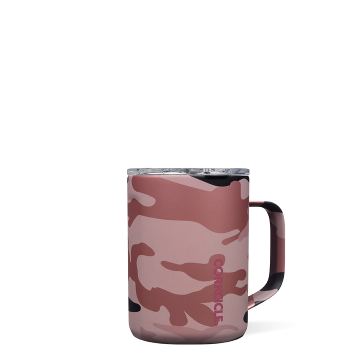 CORKCICLE MUG/16 OZ/ROSE CAMO