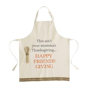 THANKSGIVING APRON & SPOON SET