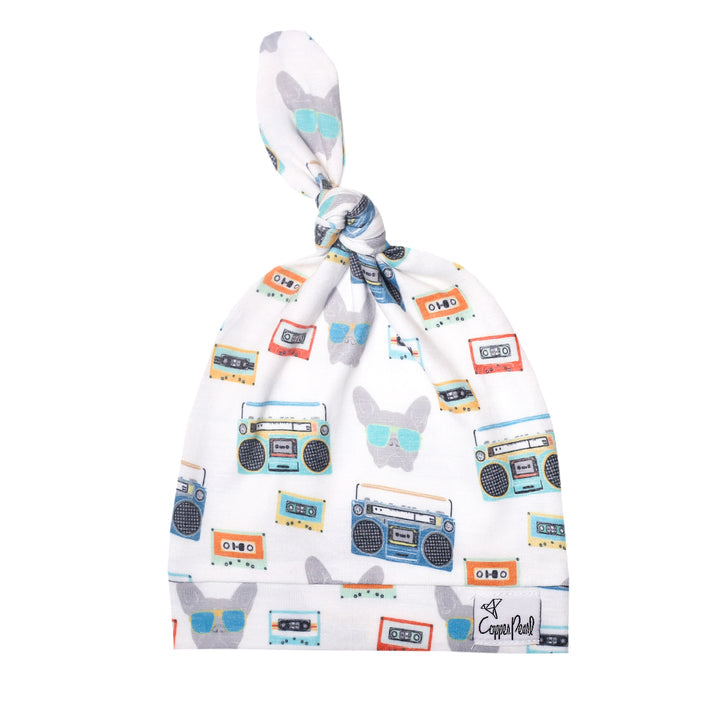 COPPER PEARL TOP KNOT ADJ HAT/BRUNO