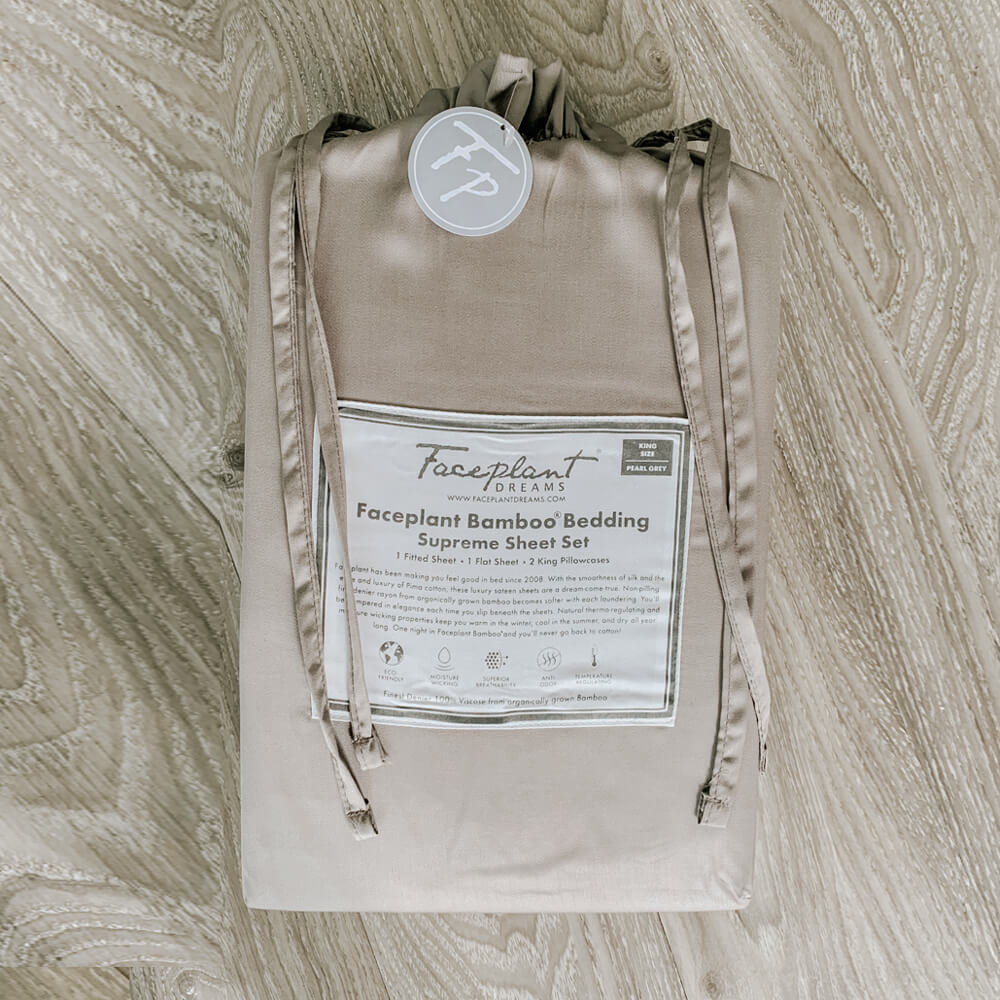 FACEPLANT SHEETS-QUEEN-GRAY