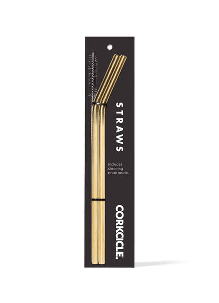 CORKCICLE TUMBLER STRAWS - GOLD