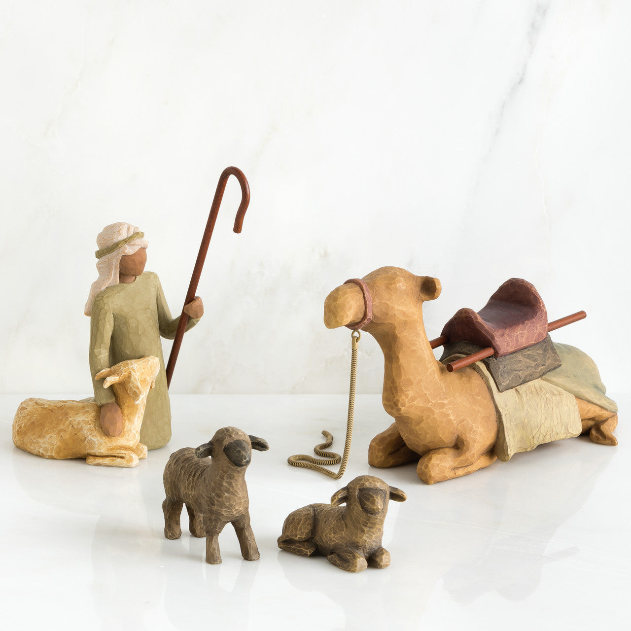WILLOW TREE-SHEPHERD & STABLE ANIMALS