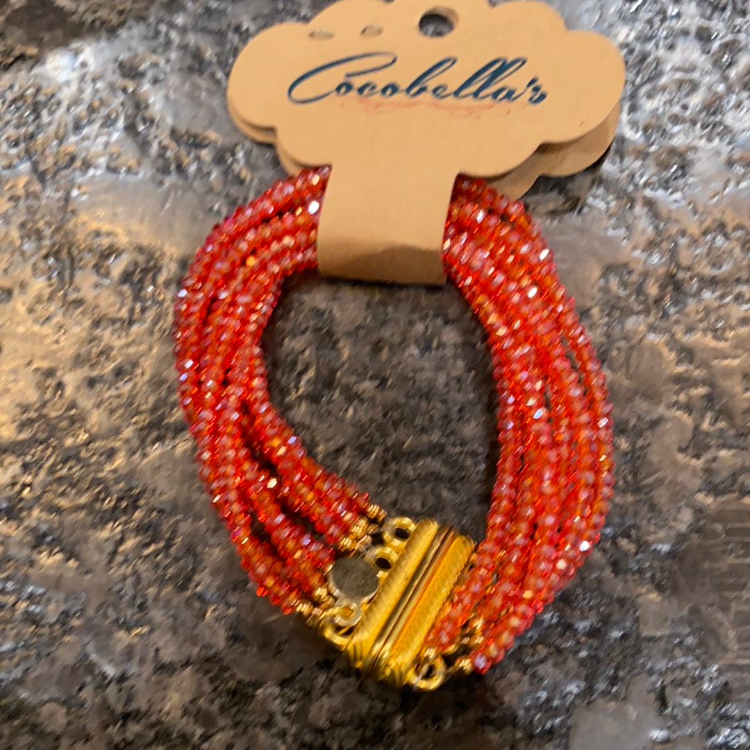 MEGHAN BRACELET/ORANGE