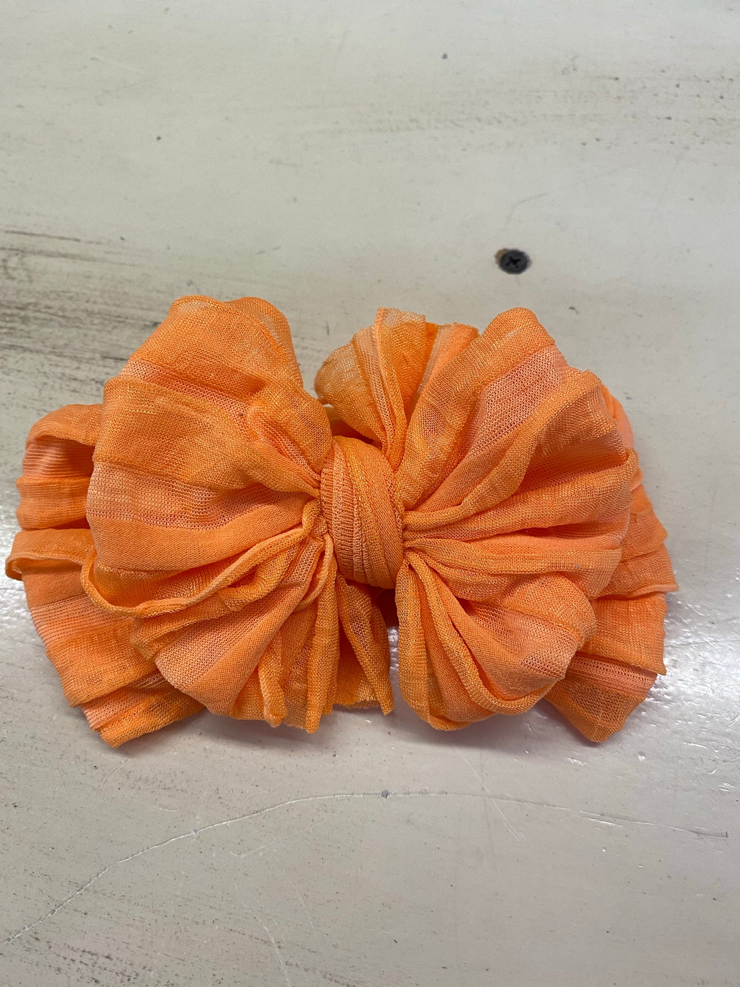 IN AWE BOW/NEON ORANGE