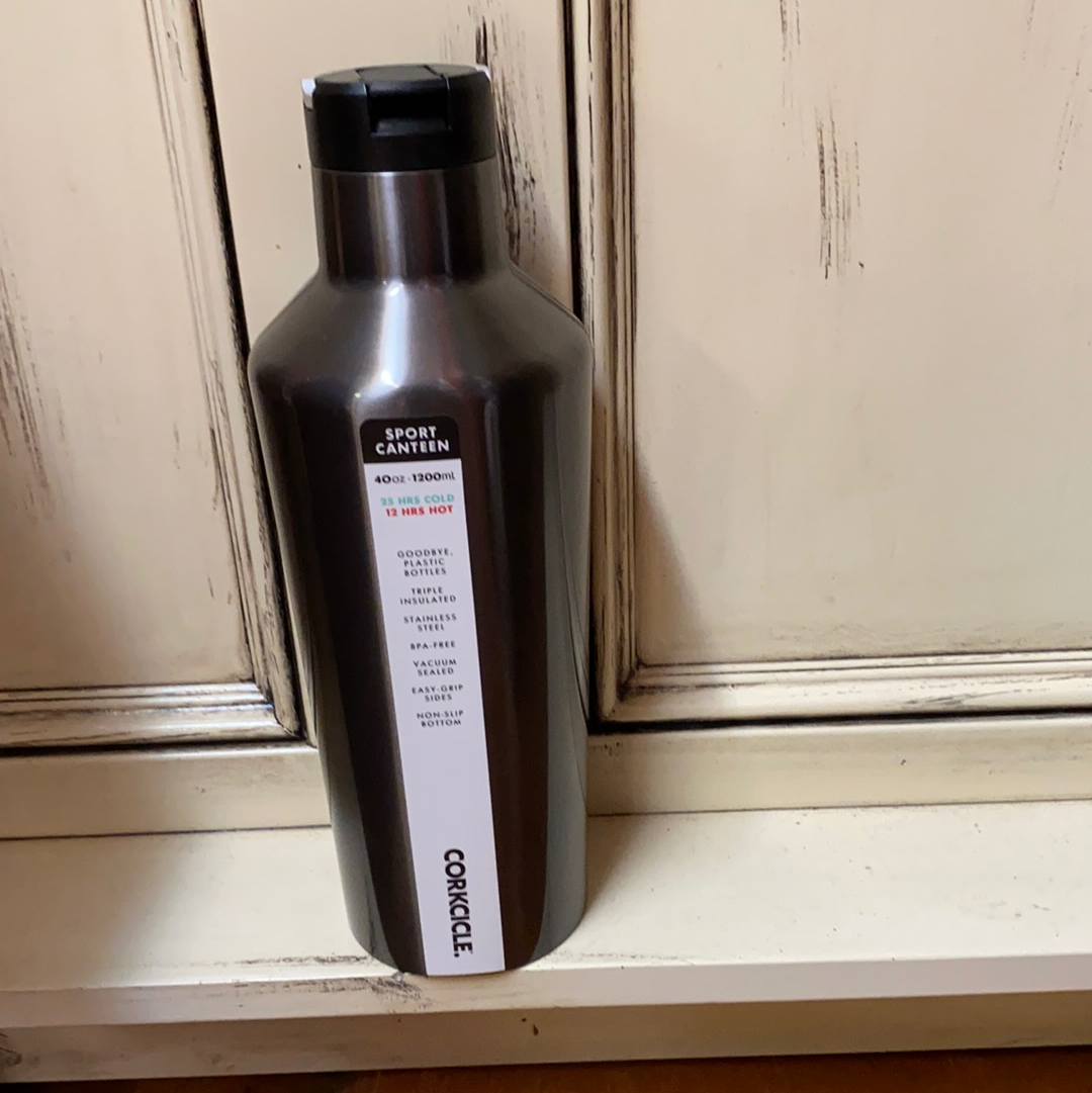 CORKCICLE SPORTS CANTEEN/GUNMETAL/40 0Z