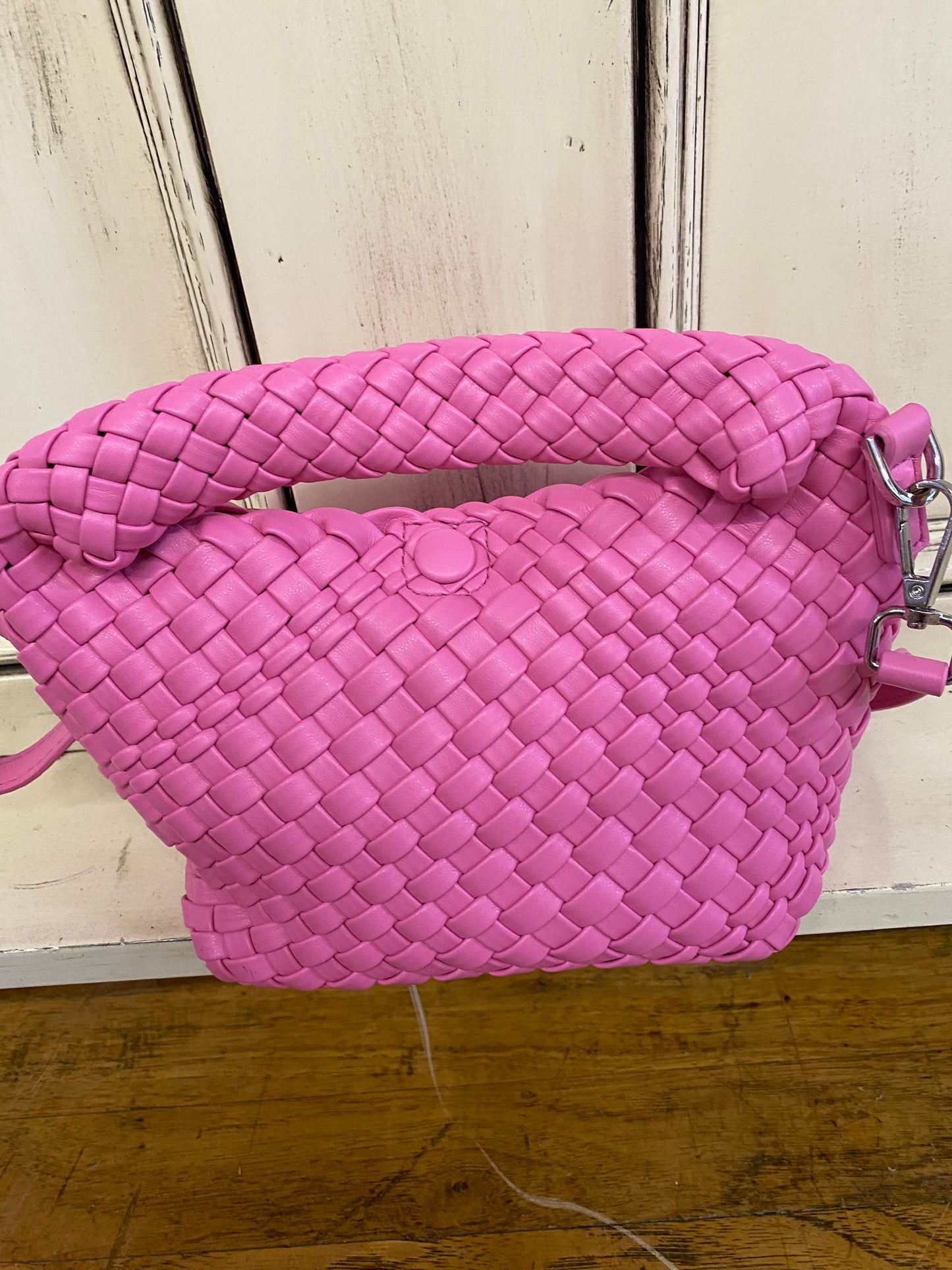 SMALL WOVEN CROSSBODY BAG