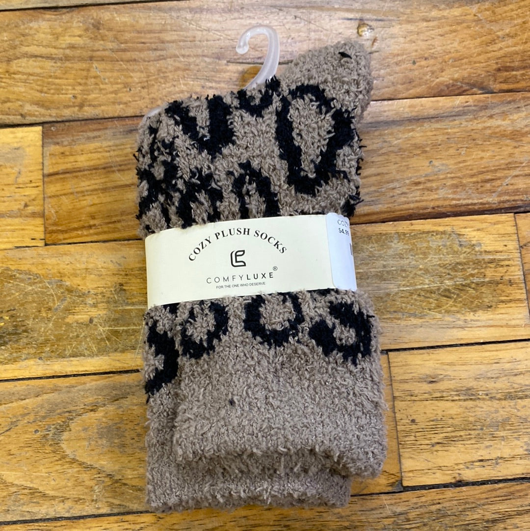 COZY PLUSH SOCKS