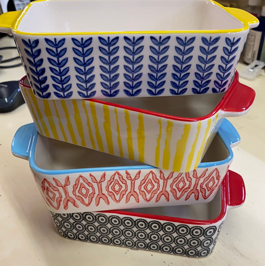 HAND PAINTED STONEWARE