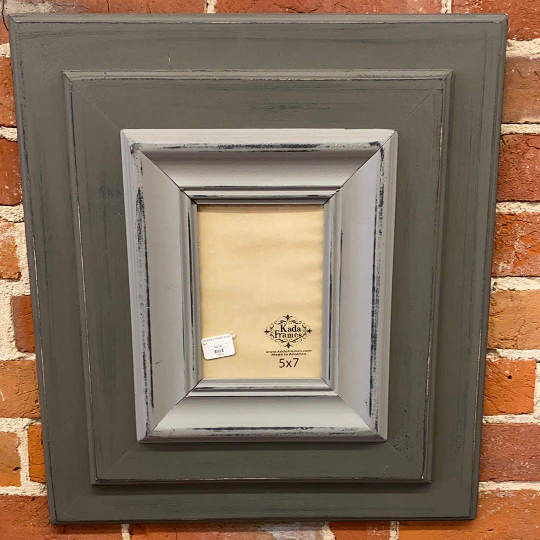 KADA LAYERED FRAME PORPOISE/DOVETAIL/5x7