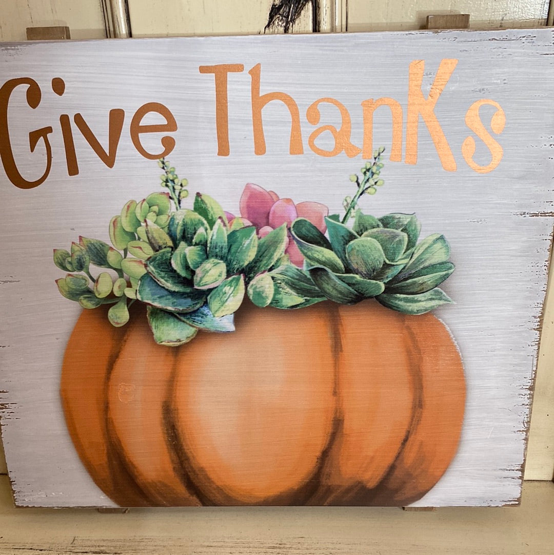 PUMPKIN STATEMENT SIGN