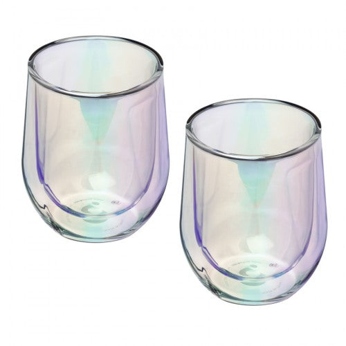 SET OF STEMLESS GLASSES/PRISM
