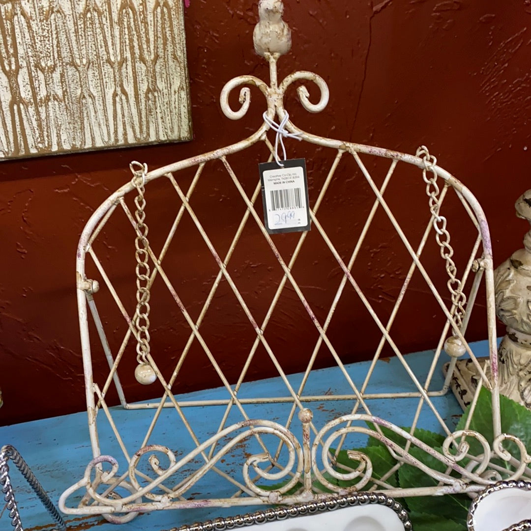 CREAM COOKBOOK HOLDER