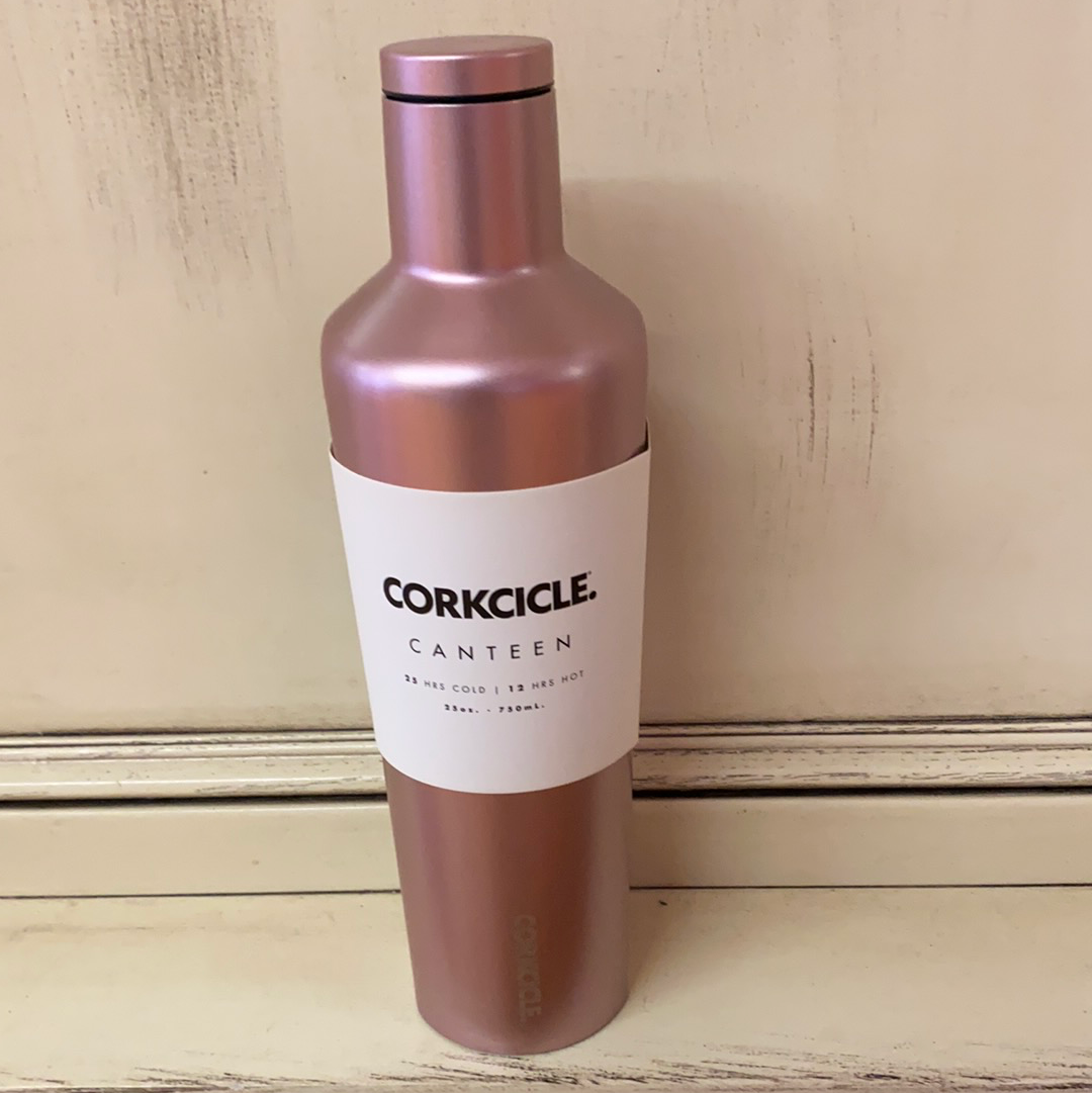 CORKCICLE CANTEEN/ROSE METALLIC/25 OZ