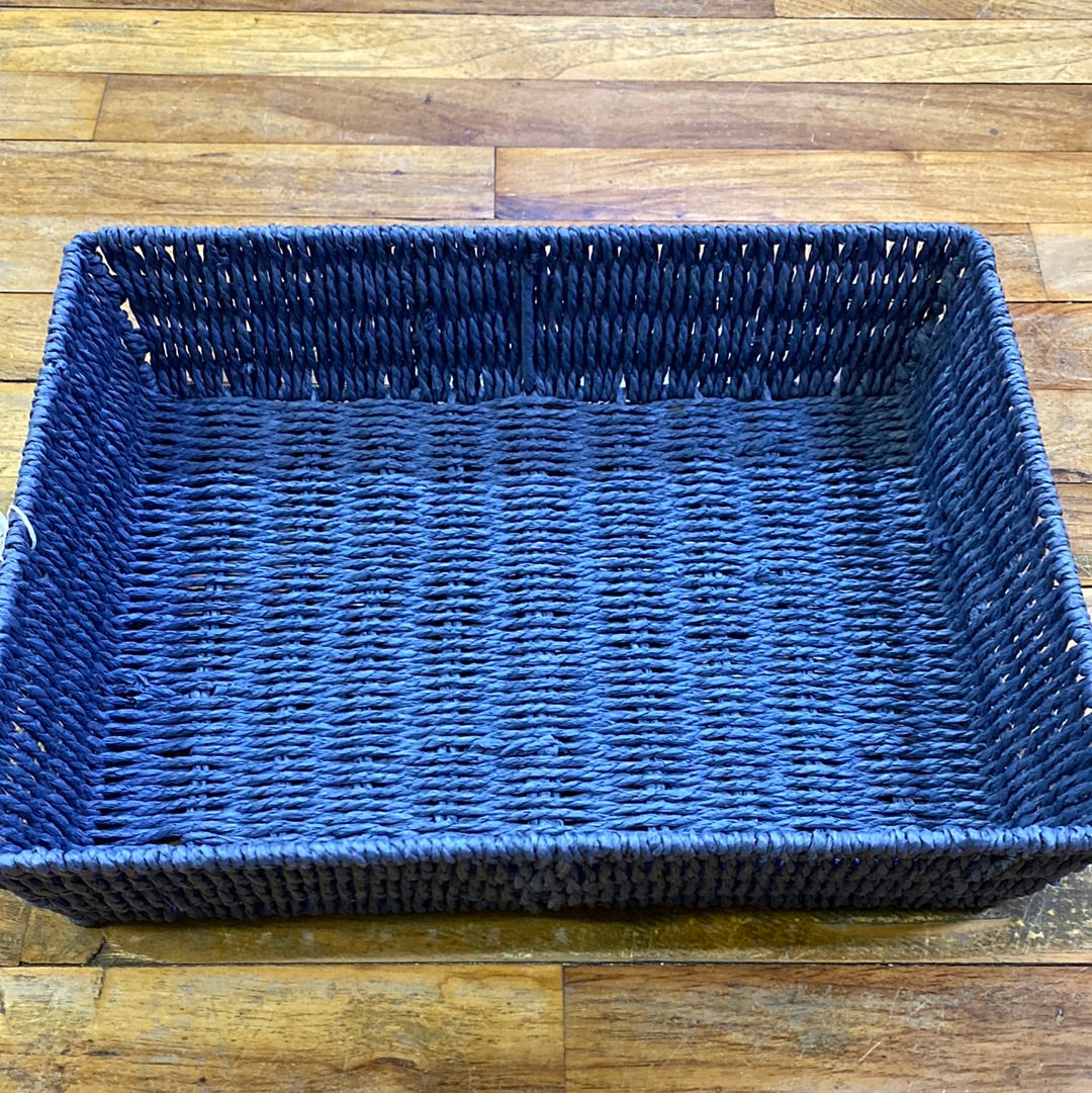 SHALLOW BLUE BASKET