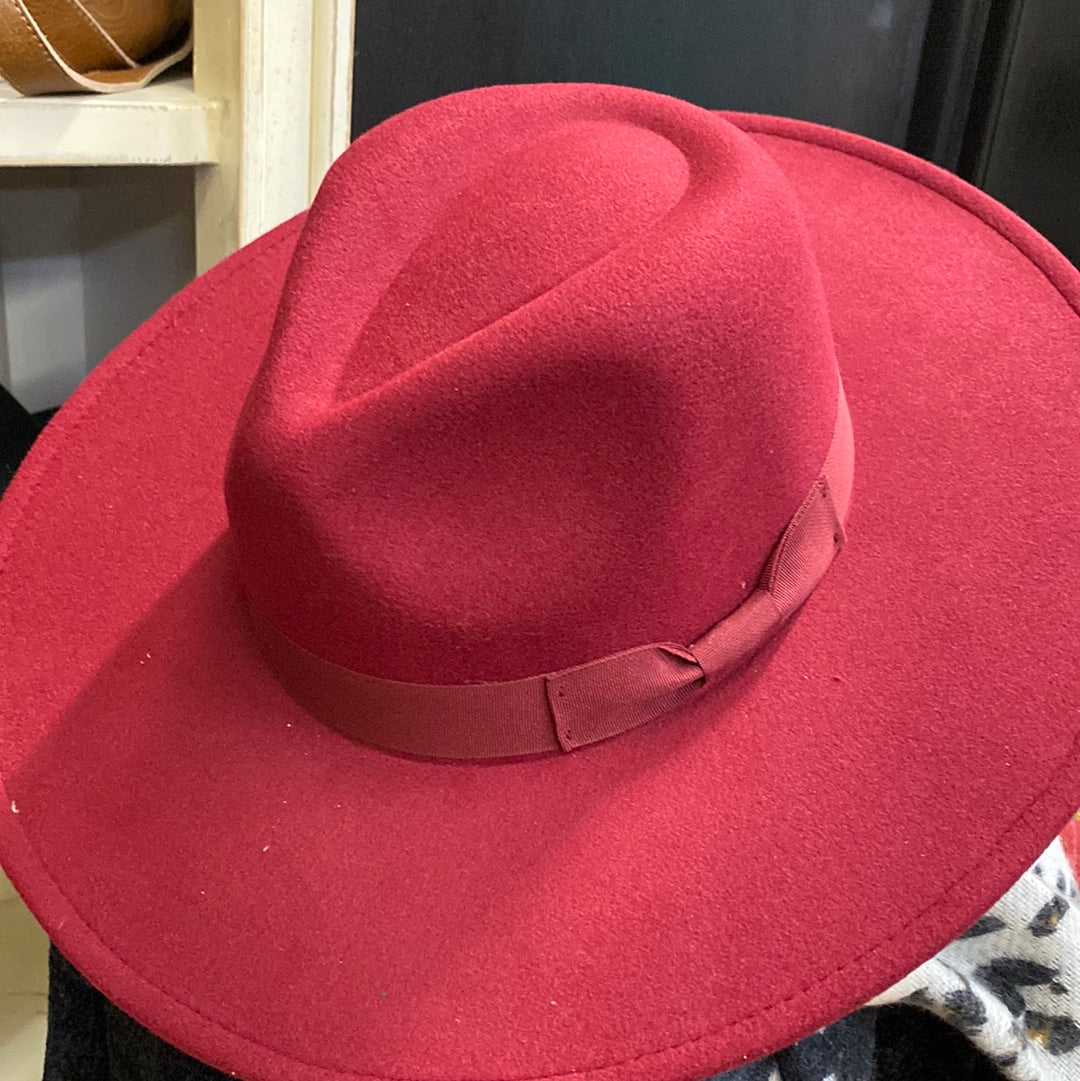 FELT HAT W/BOW