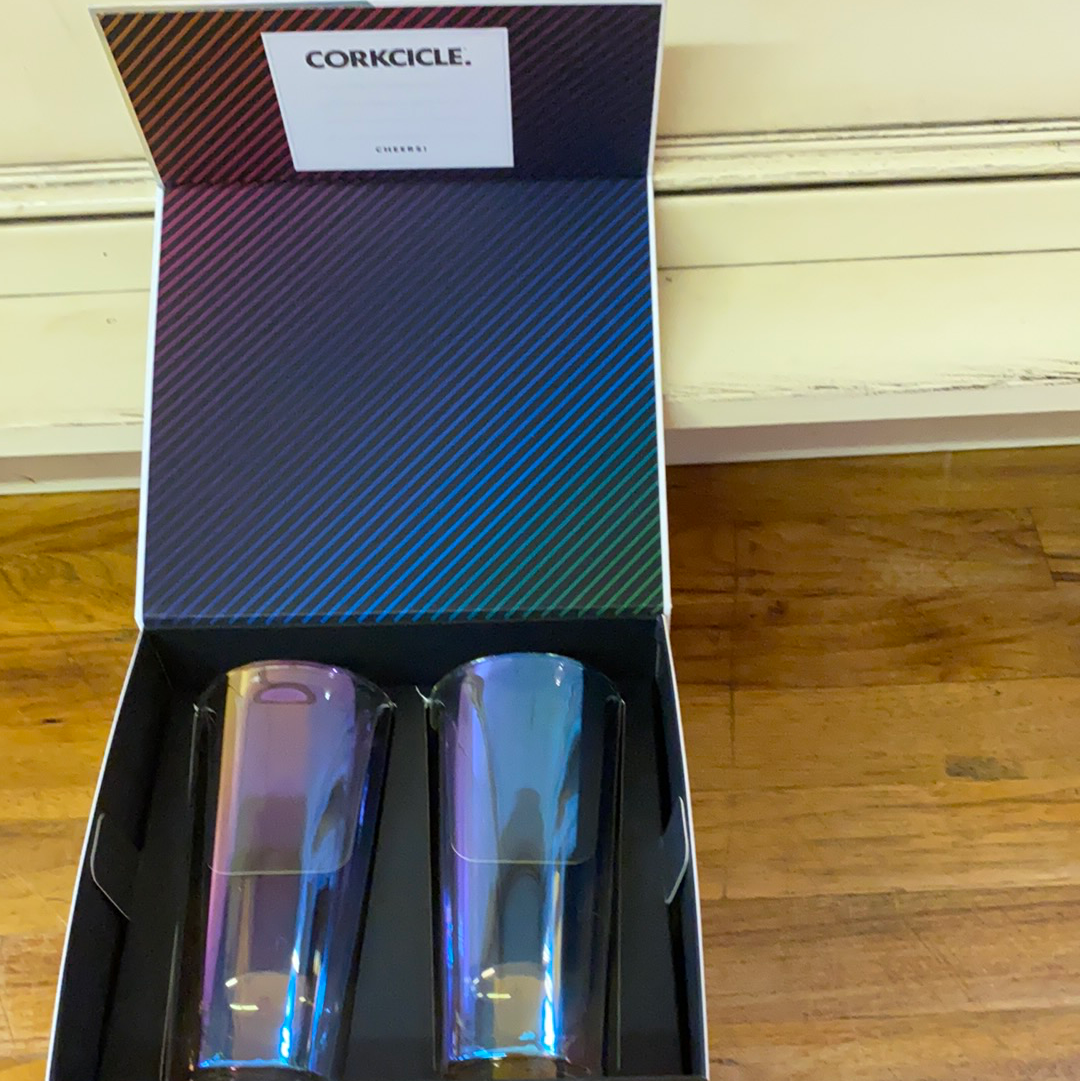 CORKCICLE SET OF 2 PINT GLASSES/PRISM
