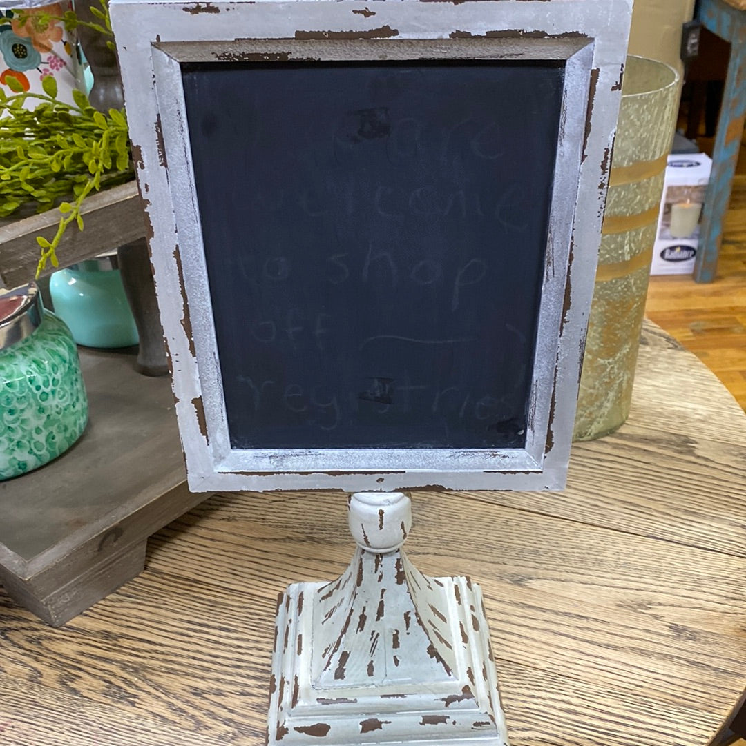 REVERSABLE CHALK/CORK BOARD