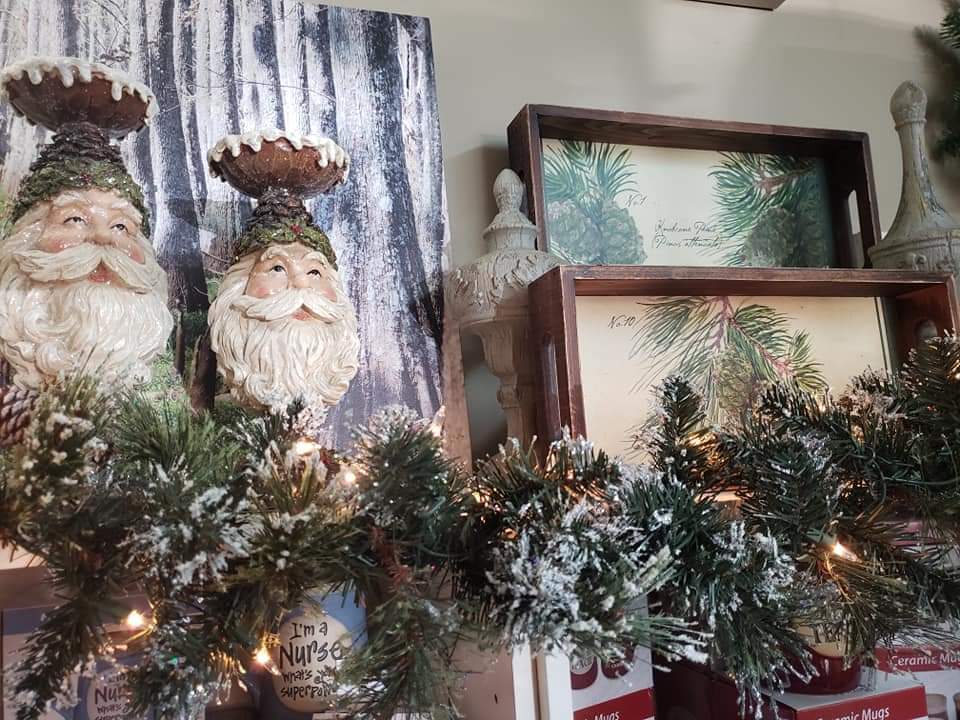 SANTA FACE CANDLEHOLDER-SMALL