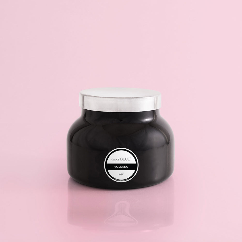 CAPRI BLACK VOLCANO CANDLE/19 OZ