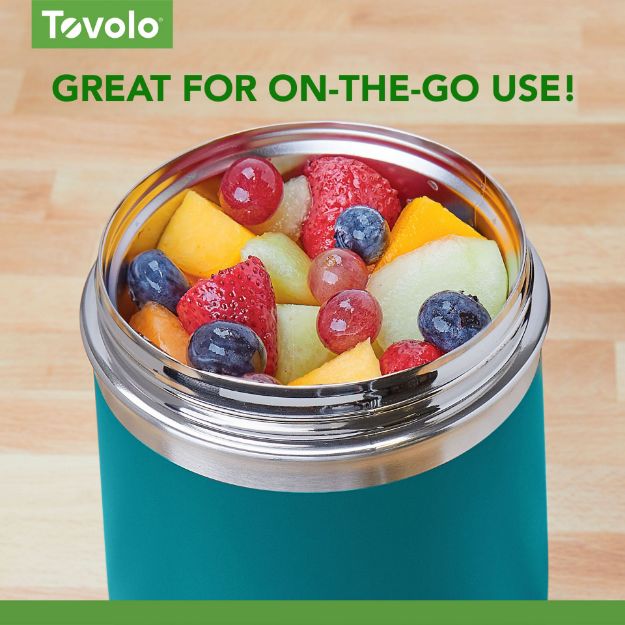 TOVOLO 2 QT INSULATED FOOD TRAVELER MARINE BLUE