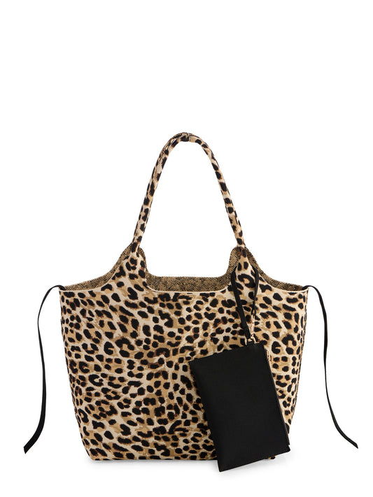 SHIRALEAH TOTE-LEOPARD