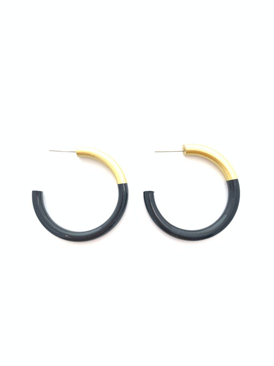 ACCESSORY JANE LIZ MED HOOPS