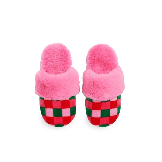 SHIRALEAH CHECKERED SLIPPERS