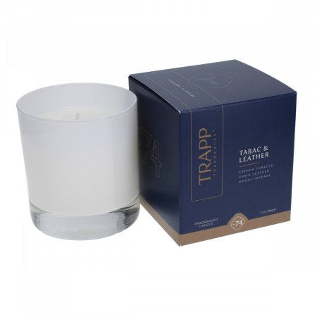 TRAPP CANDLE 7 OZ-TABAC & LEATHER