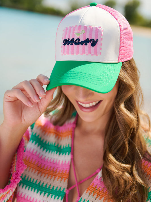 SHIRALEAH-TRUCKER HAT-VACAY