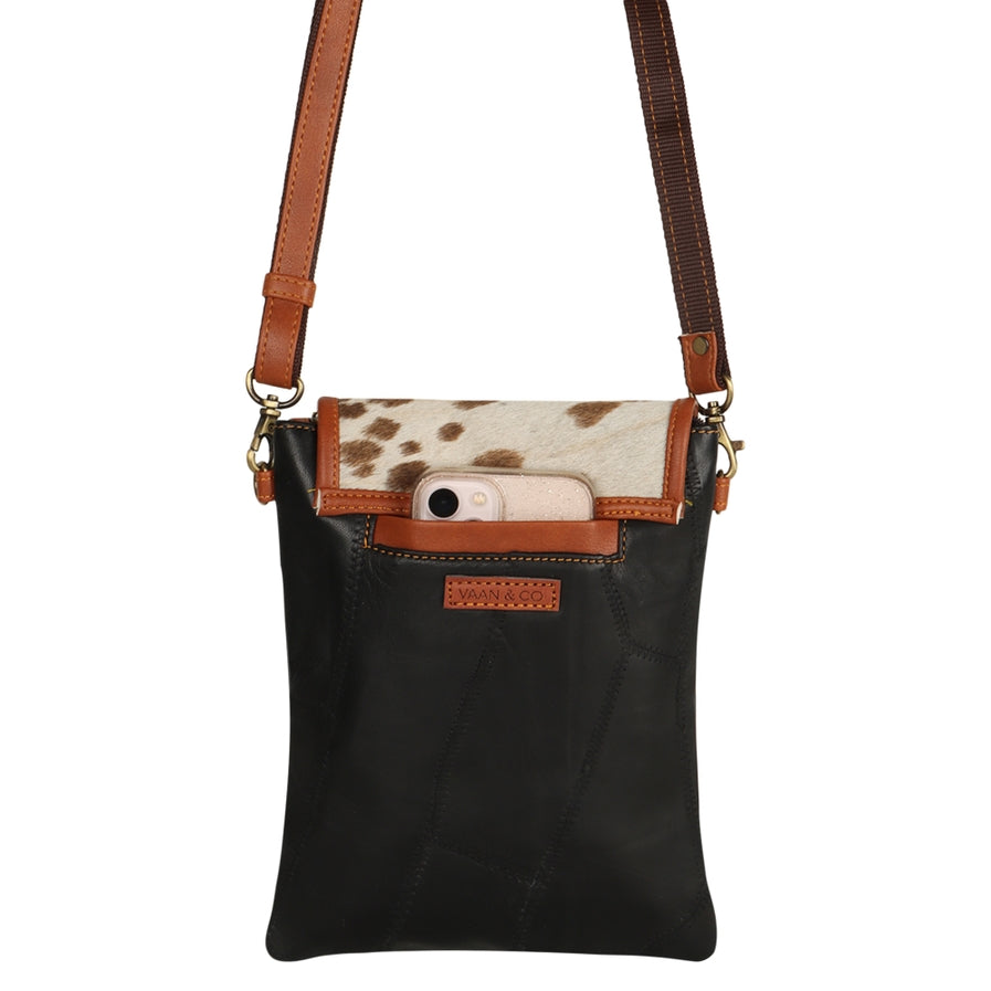 VAAN-NOHO XBODY BAG W/HIDDEN CC HOLDER-HAIRON