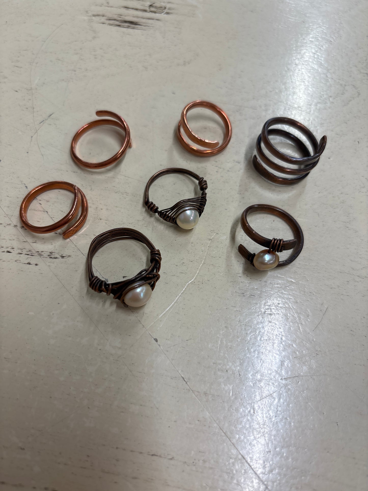 HAND CRAFTED COPPER RINGS