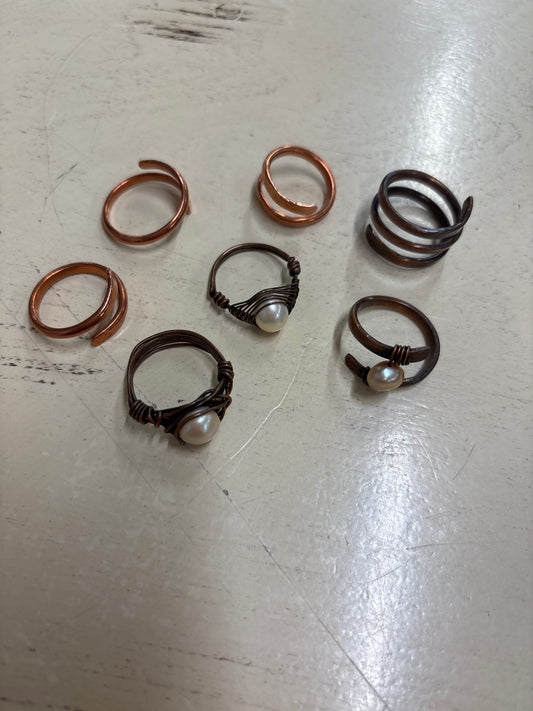 HAND CRAFTED COPPER RINGS
