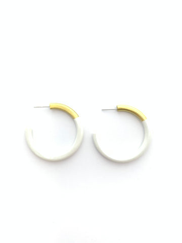 ACCESSORY JANE LIZ MED HOOPS
