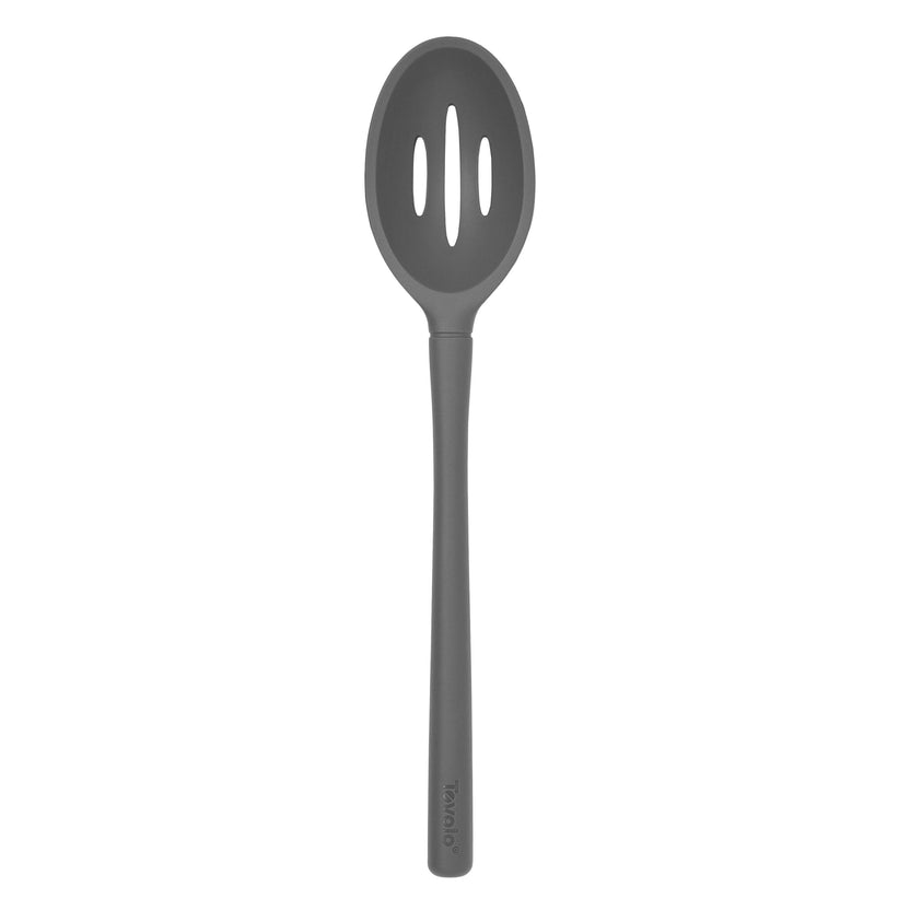 TOVOLO FLEX-CORE SLOTTED DEEP SPOON-CHARCOAL