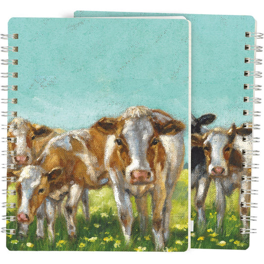 SPIRAL NOTEBOOK - COW ROW