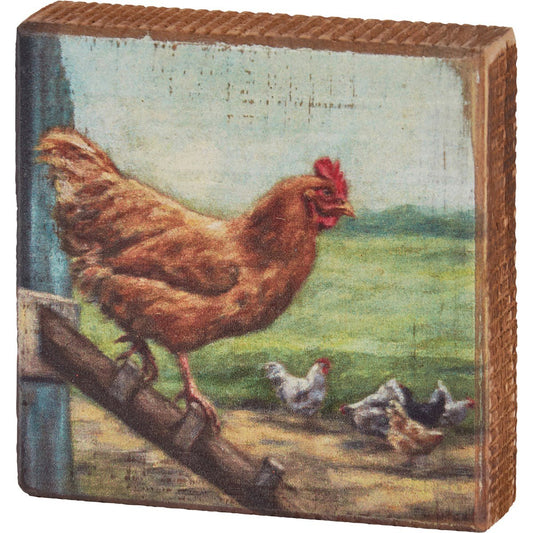 BLOCK SIGN - CHICKEN COOP