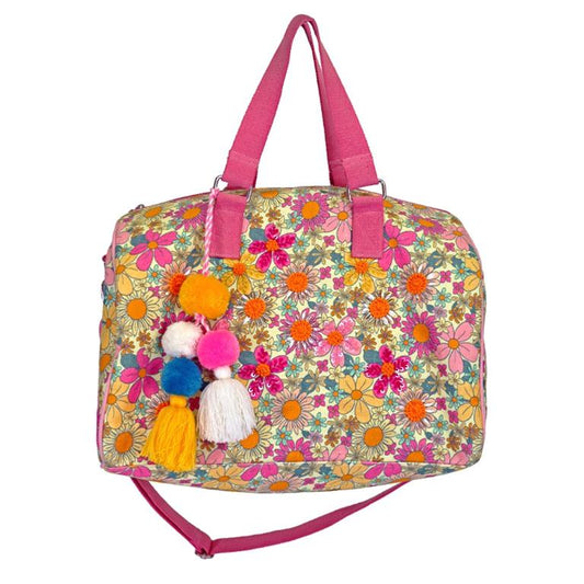 JANE MARIE-FANCY FLORAL-WEEKENDER