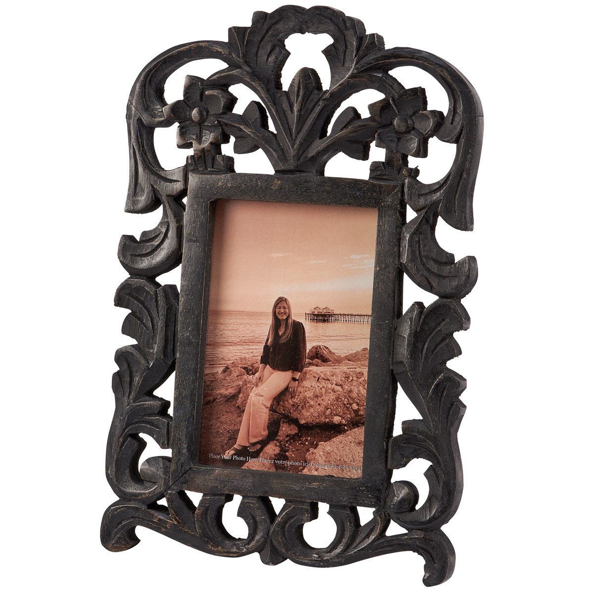 PHOTO FRAME - BLACK FILIGREE
