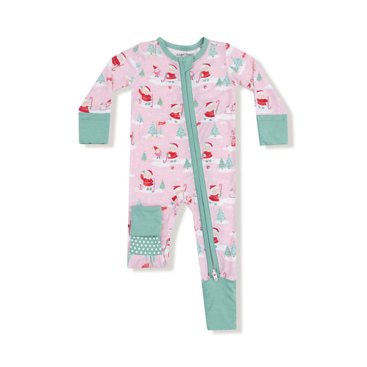 ANGEL DEAR-GOLFING MS CLAUS -ROMPER-6-12