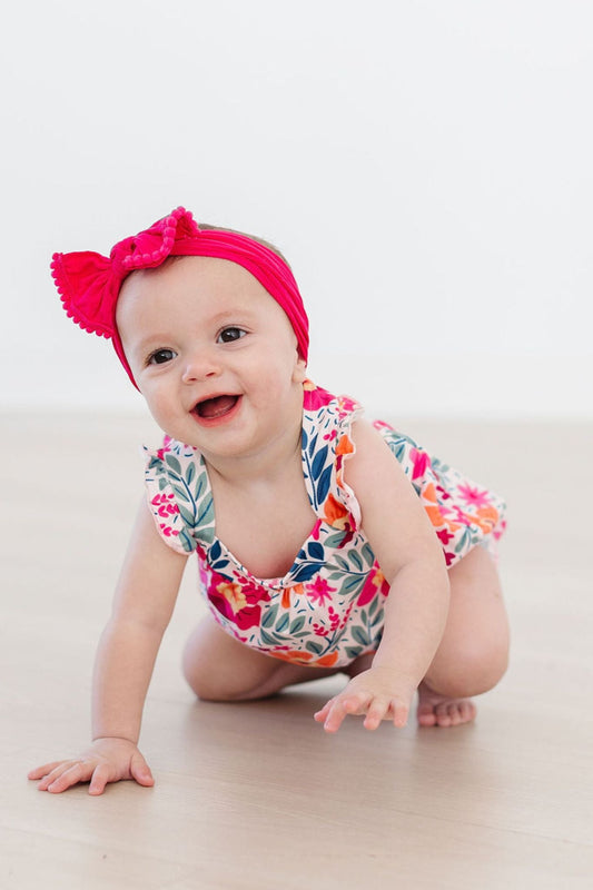 MILA & ROSE X-BACK ROMPER-GARDEN PARTY 18-24