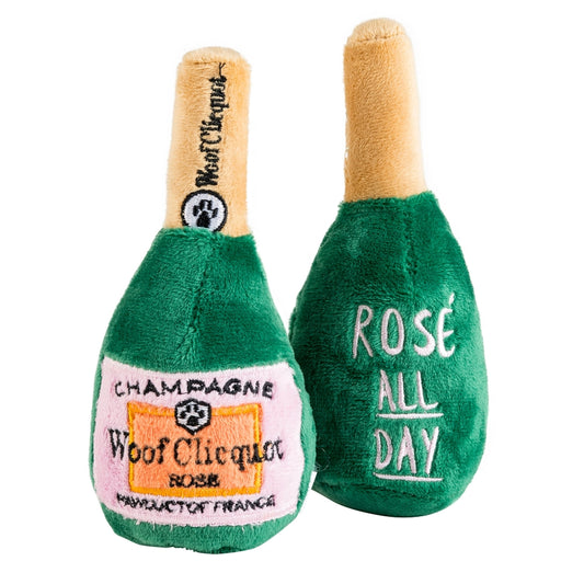 WOOF CLICQUOT ROSE DOG TOY - LARGE