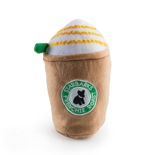STARBUCKS COFFEE CUP WITH LID DOG TOY - LARGE