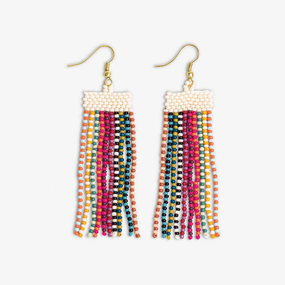 INK & ALLOY ADALINE 2 TONE EARRINGS-MULTICOLOR