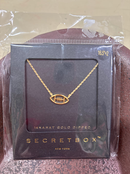 SECRET BOX GOLD NECKLACE-FOOTBALL